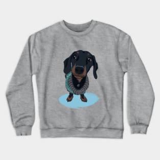 Dapper Dachshund Crewneck Sweatshirt